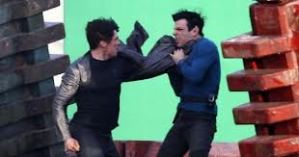 Khan and Spock battle in San Francisco