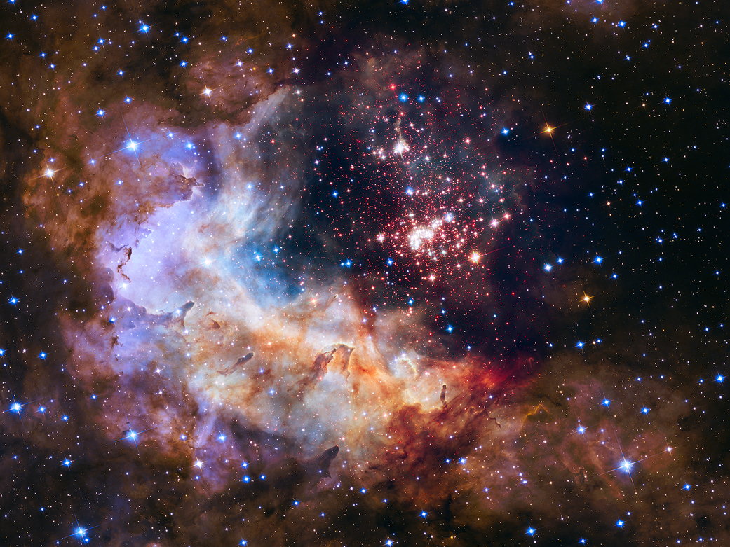 Celestial Fireworks Photo by Nasa Hubble Space Telescope